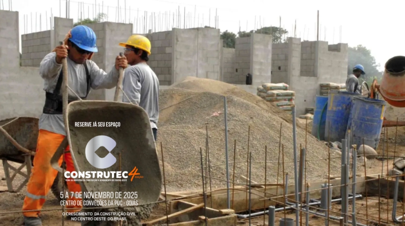 A maior Feira da Indústria da Construção e do Acabamento do Centro-Oeste te espera! A Construtec Goiás movimentou milhões em negócios em 2024, reuniu mais de 5 mil profissionais e colocou expositores em destaque no mercado! 🚀 É a hora de levar sua marca para o Centro-Oeste. Visibilidade, networking e novas oportunidades te esperam! Garanta seu espaço na próxima edição. Construtec Goiás de 5 a 7 de novembro
